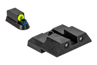 Night Fision Perfect Dot Night Sight Set with square notch, Yellow front and Black rear ring for the CZ P07 or P09 handguns.